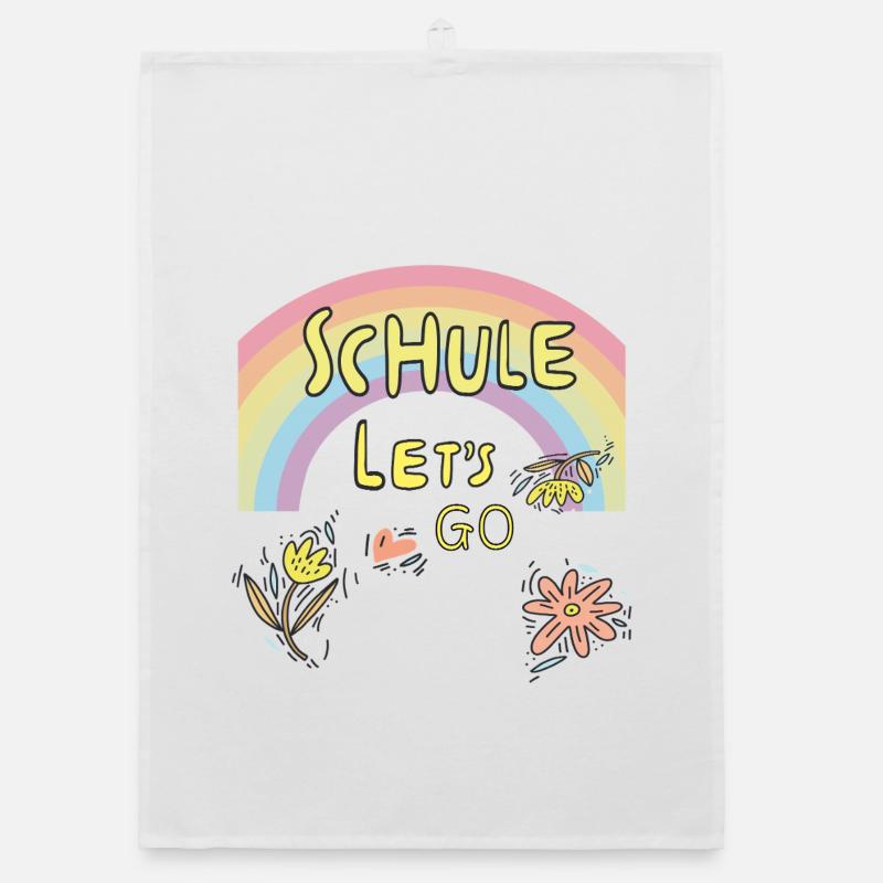 Schule Einschulung Organic Geschirrtuch