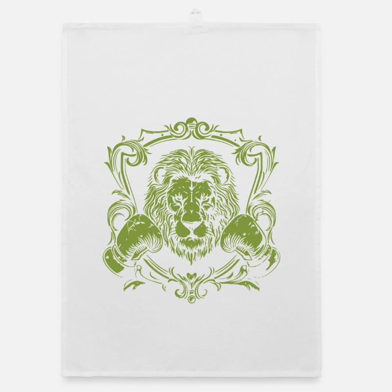 gants de boxe Lion Boxer Torchon bio