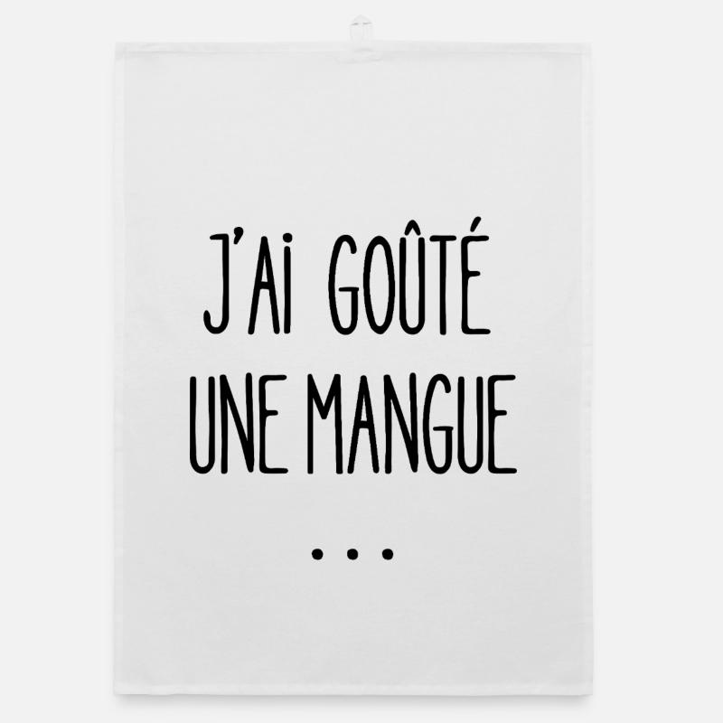 I tasted a mango Organic dish towel