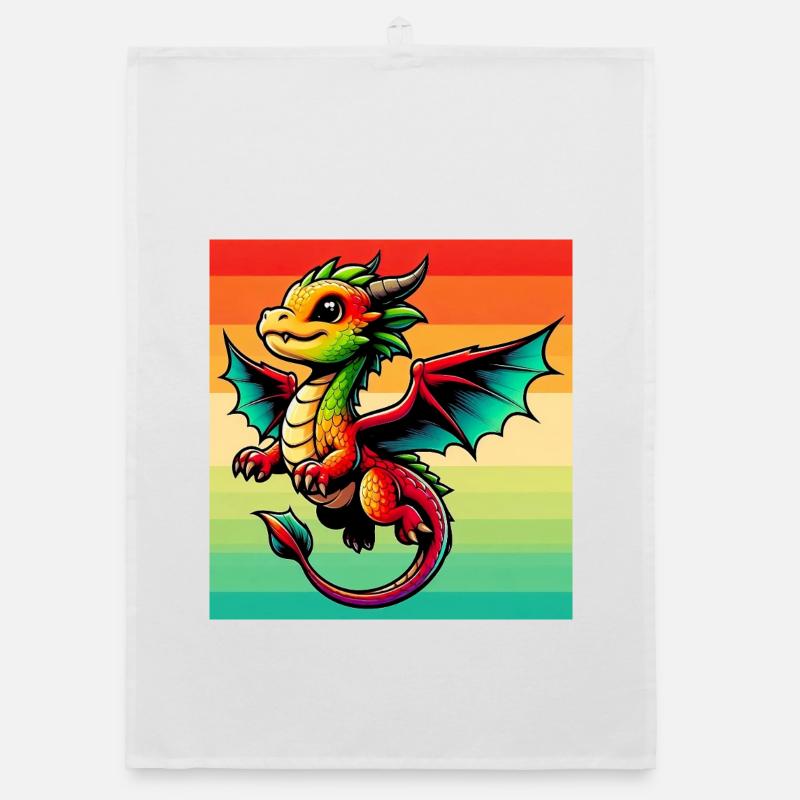 dragon Organic dish towel