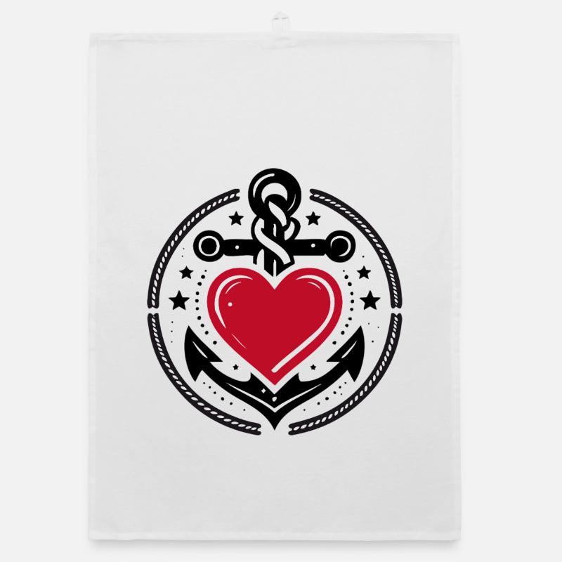 Glaube Liebe Hoffnung Organic Geschirrtuch