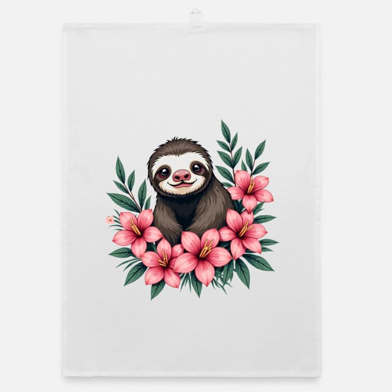 Sloth Organic dish towel