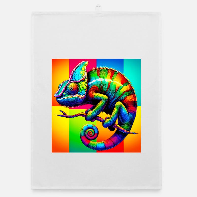 chameleon Organic dish towel