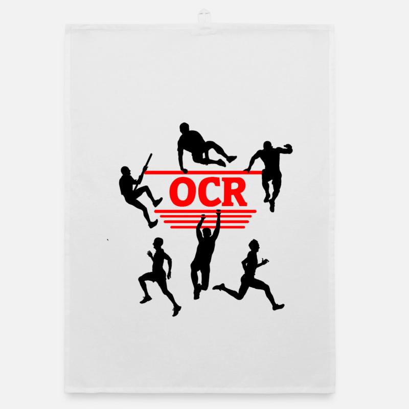 OCR Power – Obstacle Race Design Organic Geschirrtuch