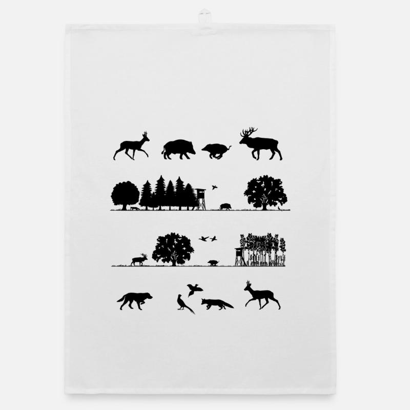 Waldbewohner Organic Geschirrtuch