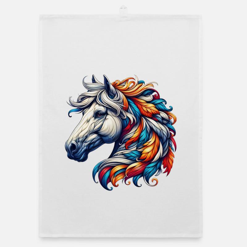 Horse Organic dish towel