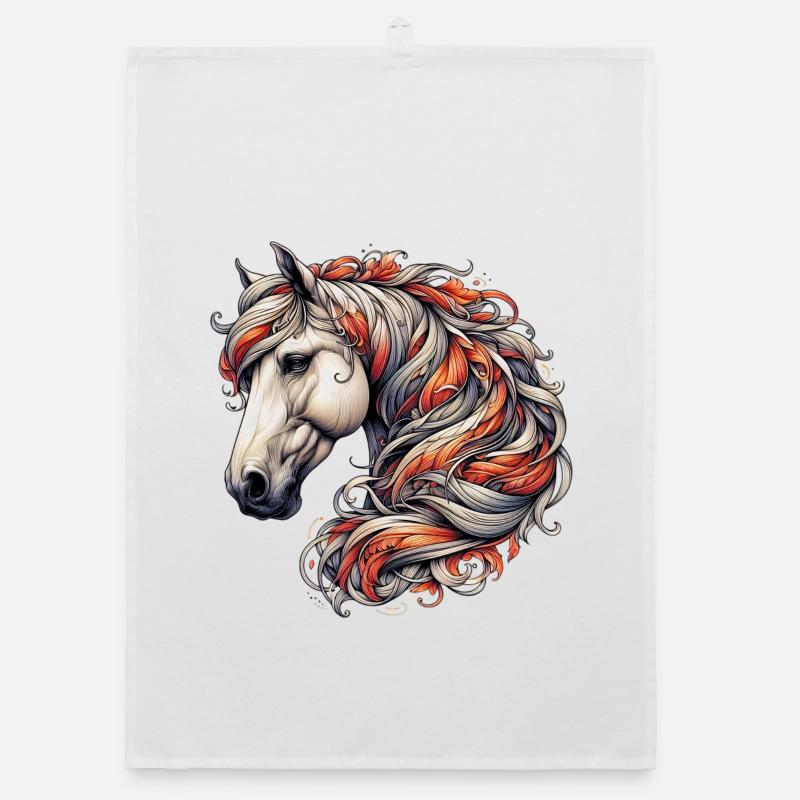 Horse Organic dish towel