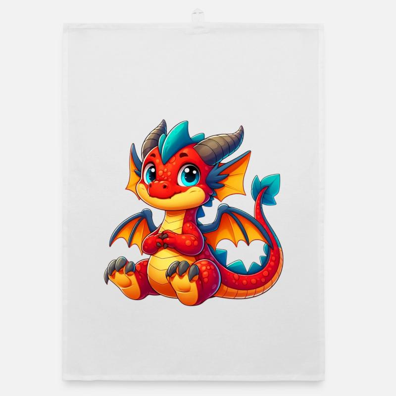 Drache Organic Geschirrtuch