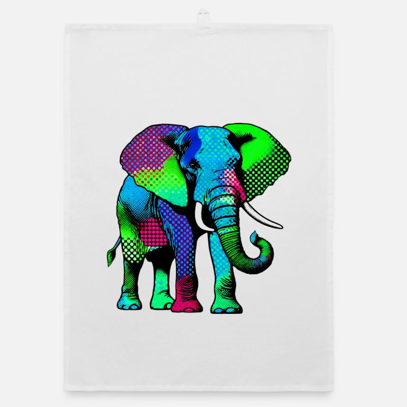 Elefant Organic Geschirrtuch