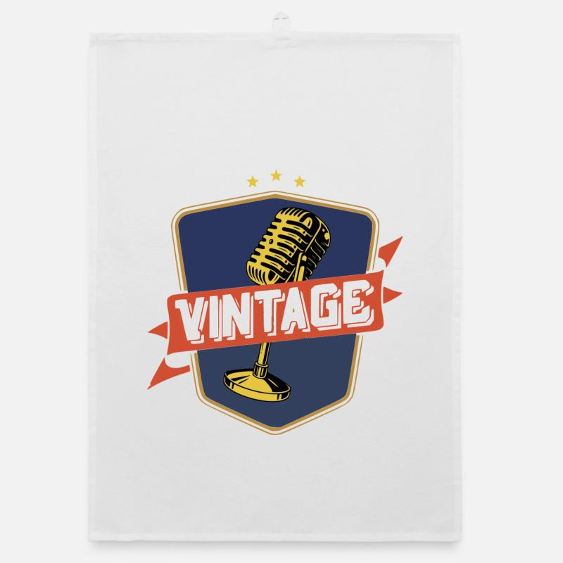 Weinlese Organic Geschirrtuch