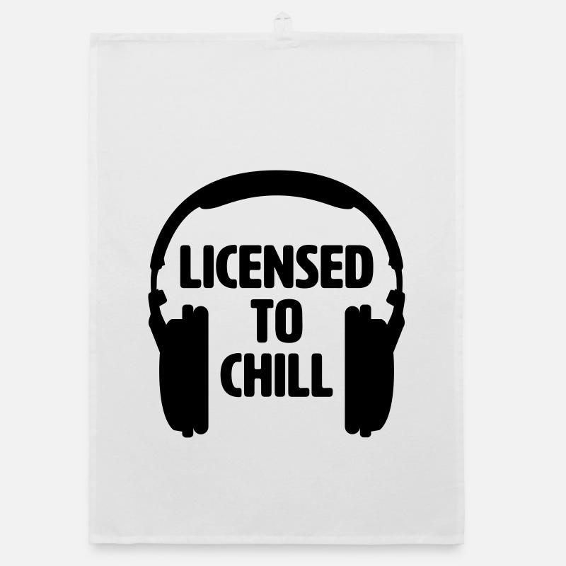 Licensed to chill Organic dish towel