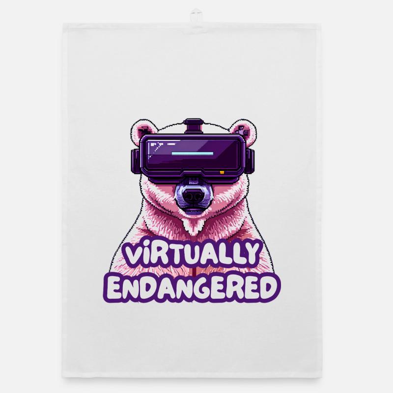 Virtually Endangered Organic Geschirrtuch