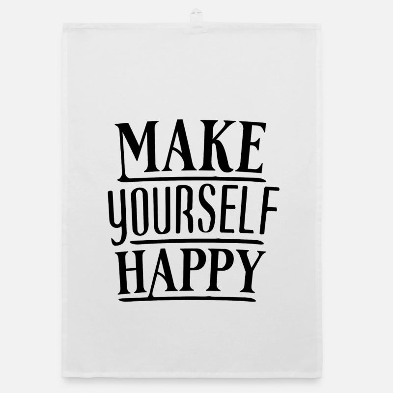 Make yourself happy Self-discovery & bliss Organic dish towel
