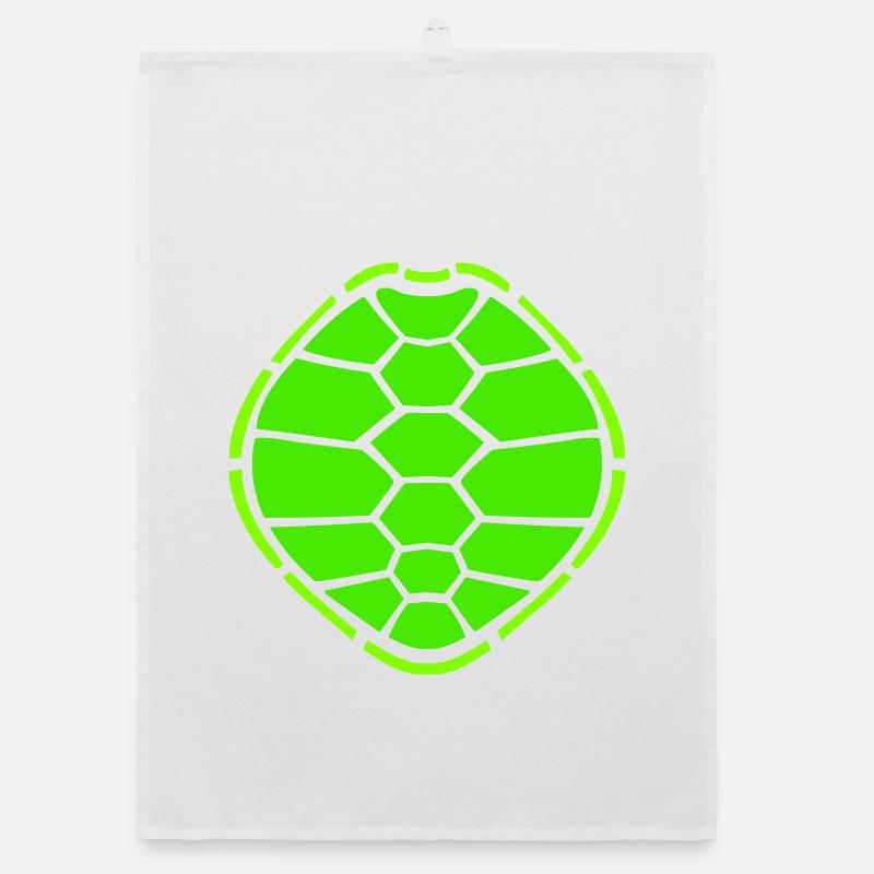 Turtle shell pattern turtle icon cool Organic dish towel
