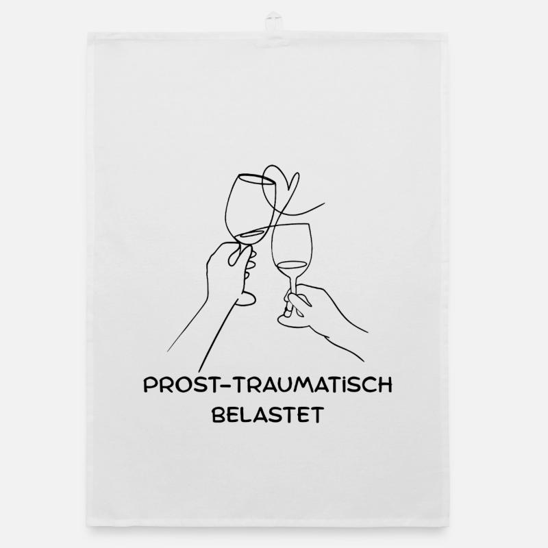 Prost Tshirt Organic Geschirrtuch