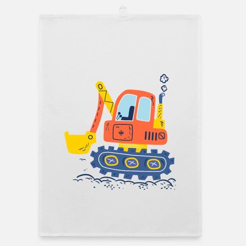 Excavator, construction machinery Organic dish towel