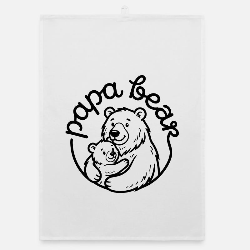 Daddy Bear Organic dish towel