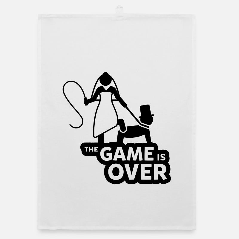 game over junggesellenabschied Organic Geschirrtuch