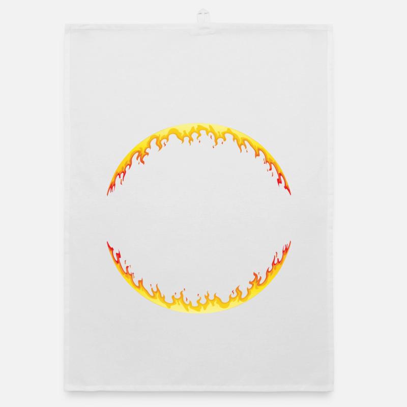 Cercle de feu | circle on fire Torchon bio