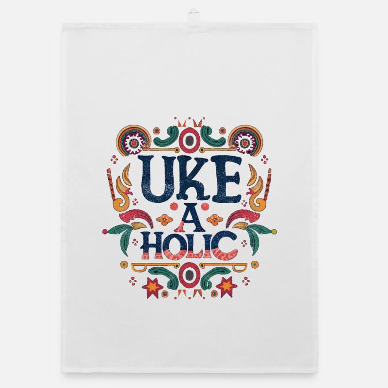 Uke-aholic Organic dish towel