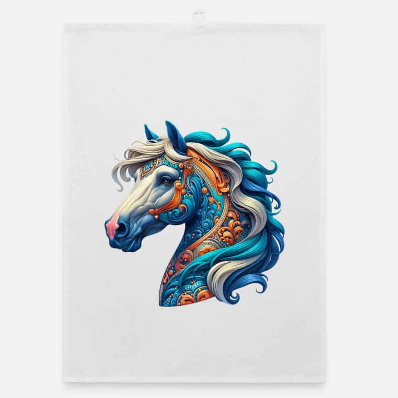 Horse Organic dish towel