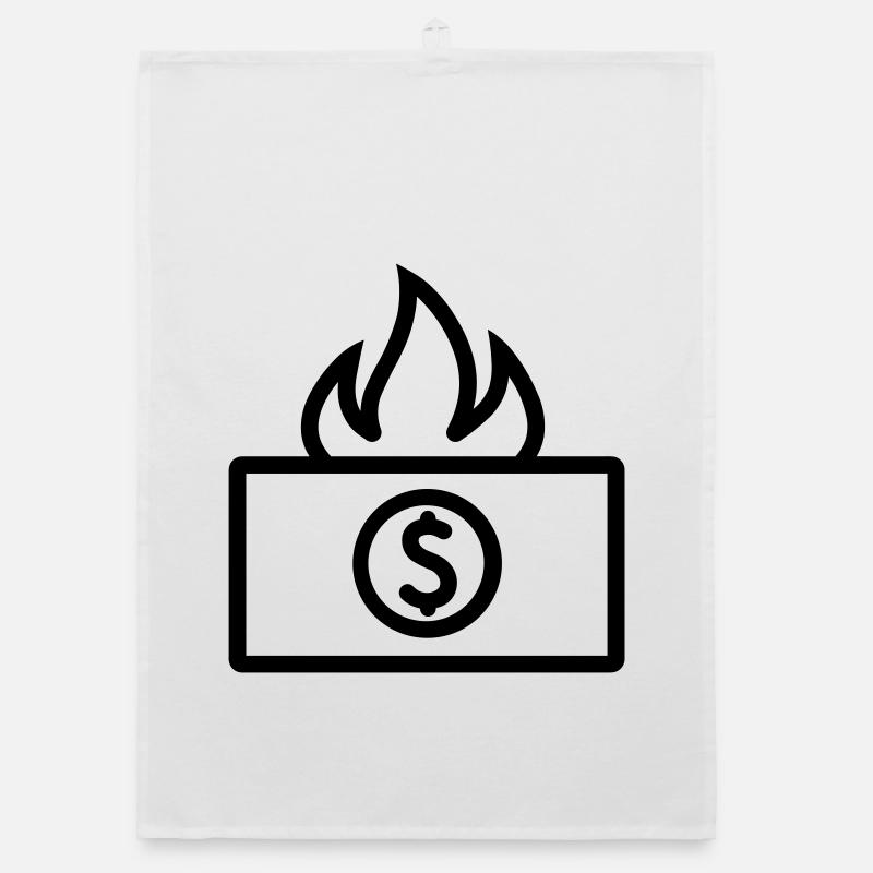 Argent qui Brûle Torchon bio