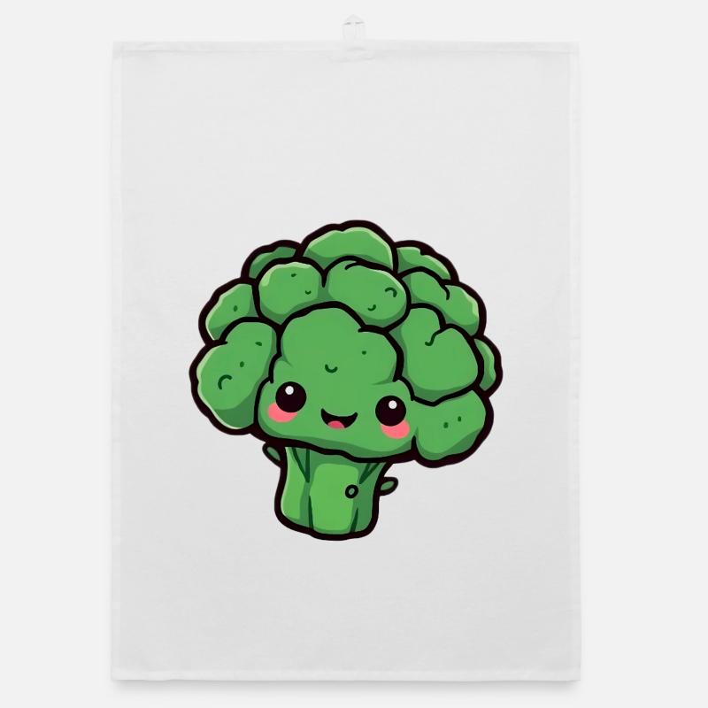 Broccoli Organic dish towel