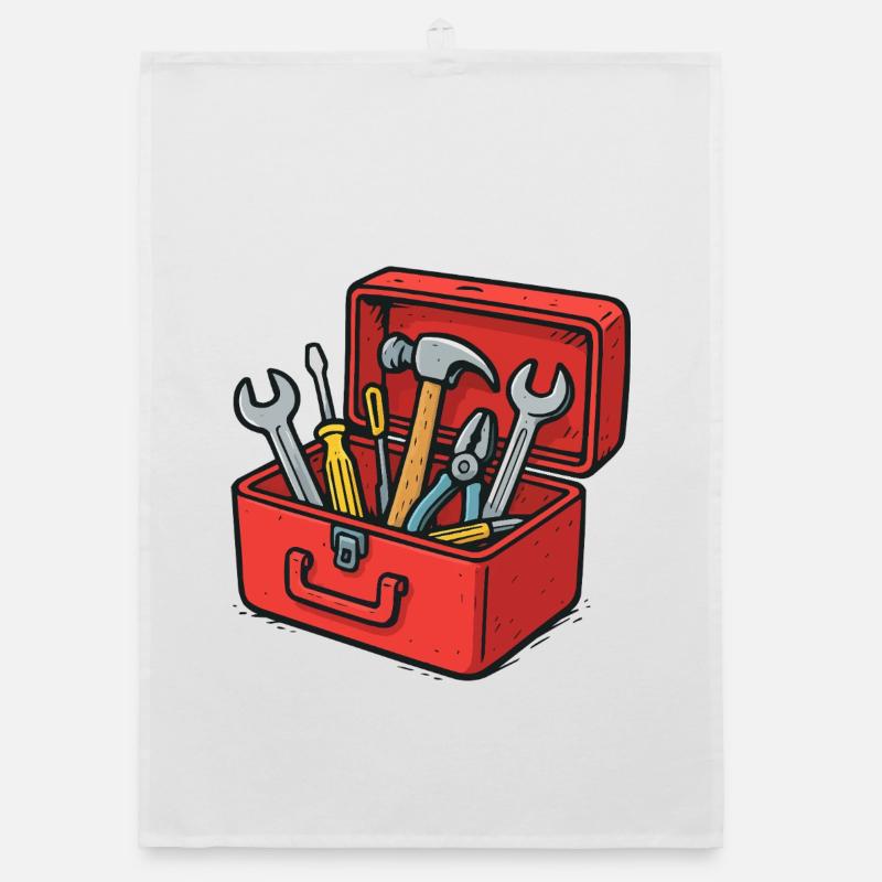 Toolbox Craftsman's Joy Organic dish towel