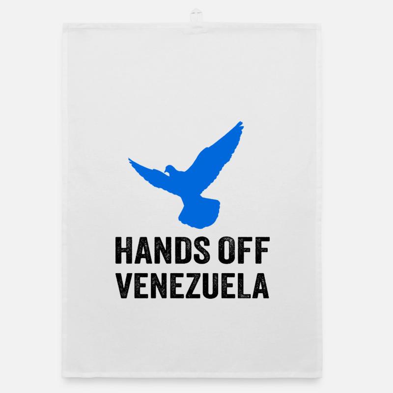 HANDS OFF VENEZUELA Organic dish towel