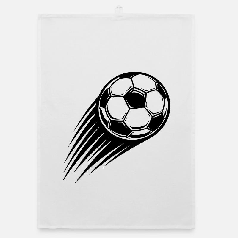Soccer Ball Icon Organic dish towel