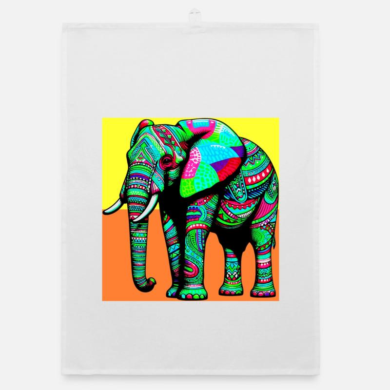 Elefant Organic Geschirrtuch