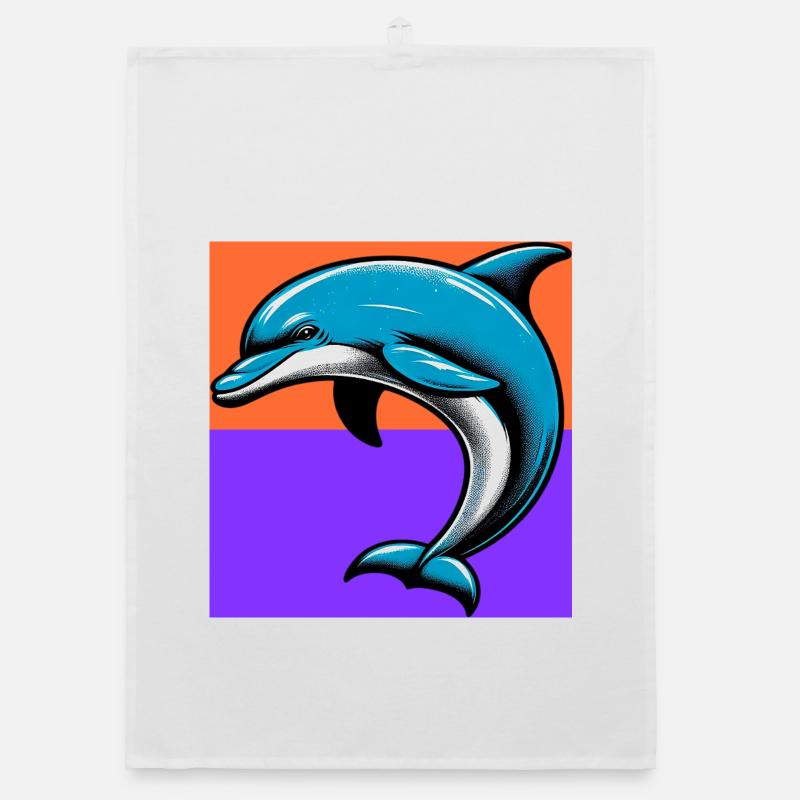 dolphin Organic dish towel