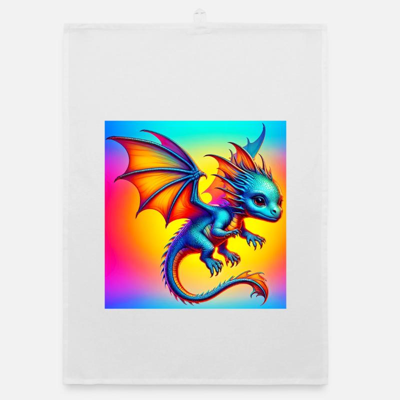 Drache Organic Geschirrtuch