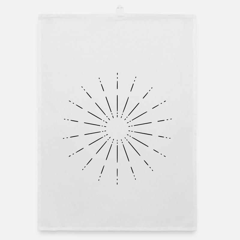 Mandala Stern Organic Geschirrtuch