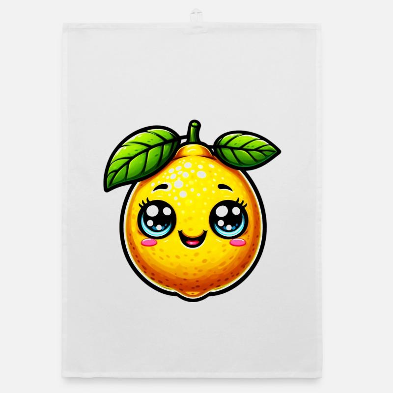 Lemon Lemons Organic dish towel