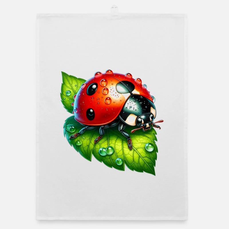 Marienkäfer Organic Geschirrtuch
