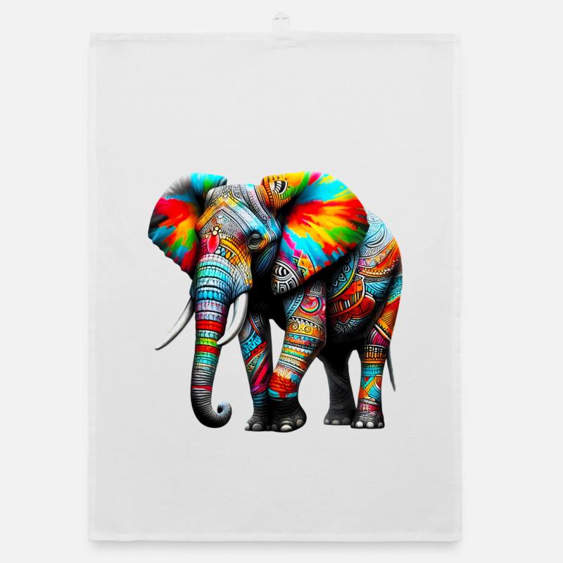 Elefant Organic Geschirrtuch