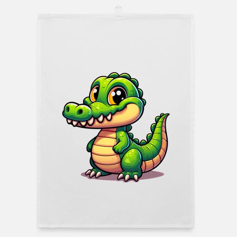 Alligator Crocodile Torchon bio