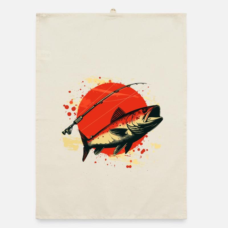 Graphique de pêche Torchon bio
