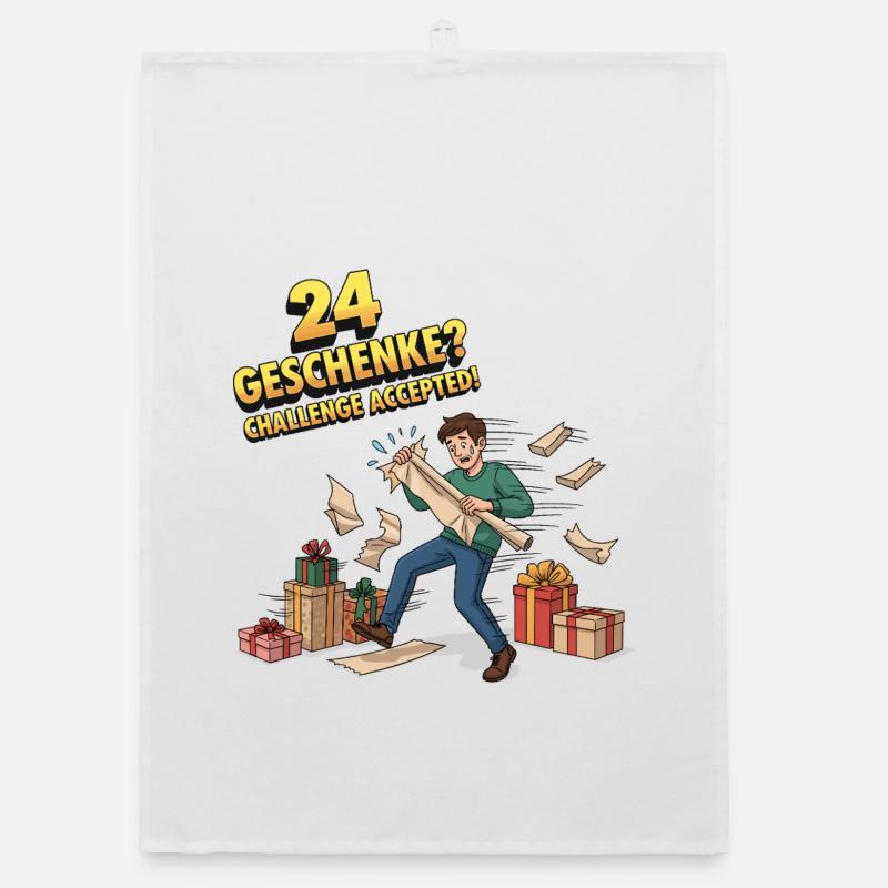 24 Geschenke? Challenge Accepted ! Organic Geschirrtuch