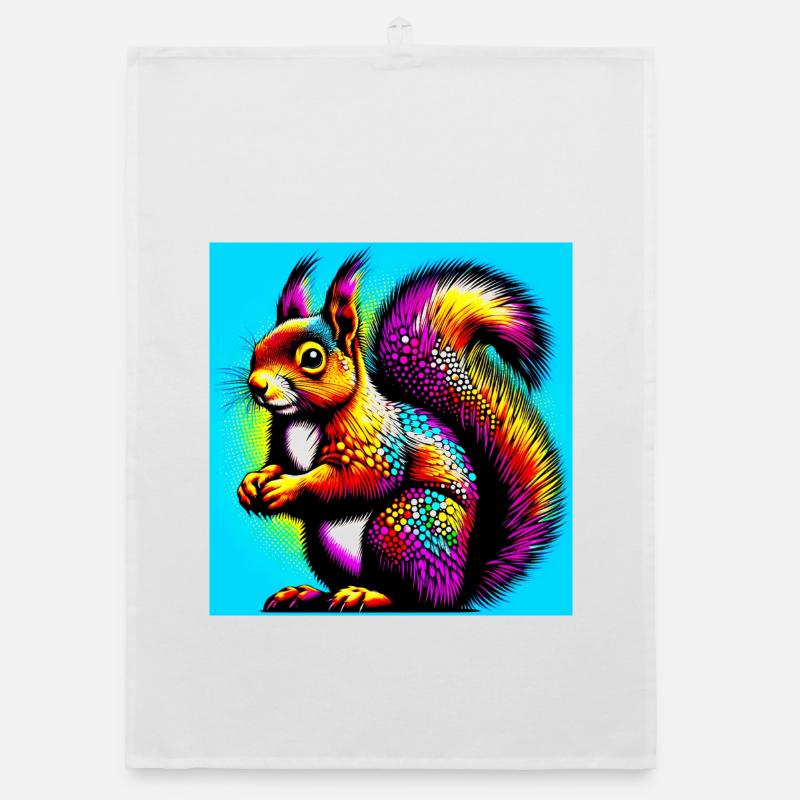 Eichhörnchen Organic Geschirrtuch