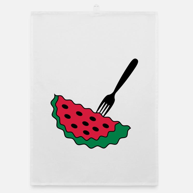 Melon avec fourchette Torchon bio