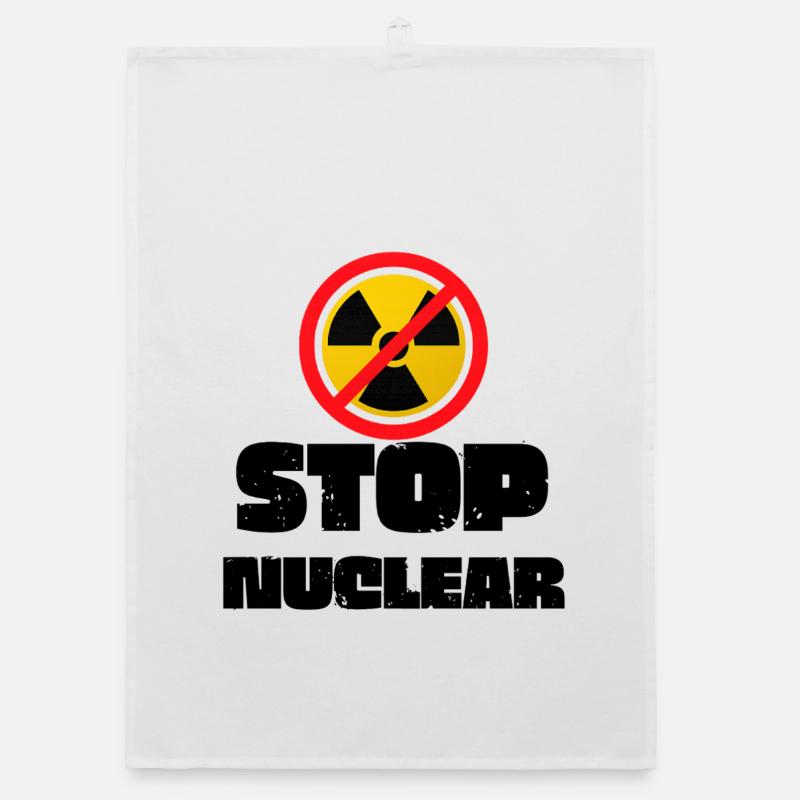 Stop Nuclear Organic dish towel