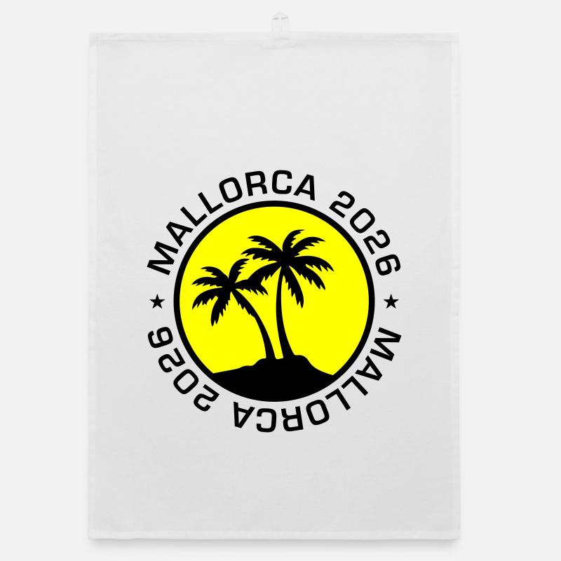 Mallorca 2026 Organic Geschirrtuch