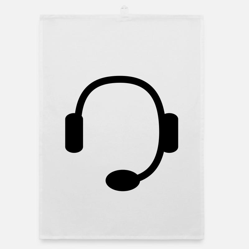 headset Organic dish towel