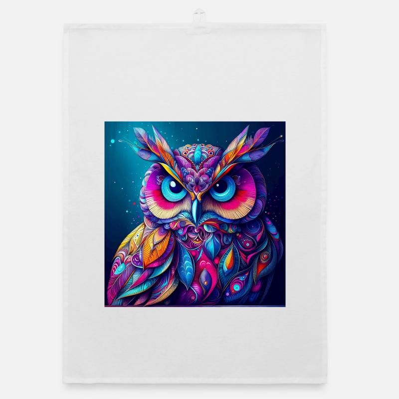 Owl Organic dish towel