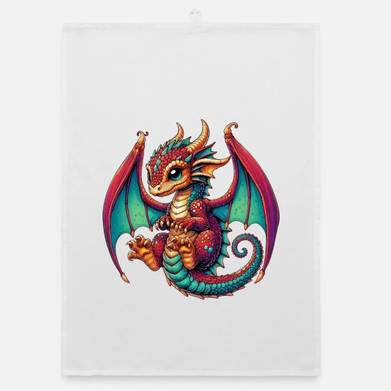 Dragon Organic dish towel