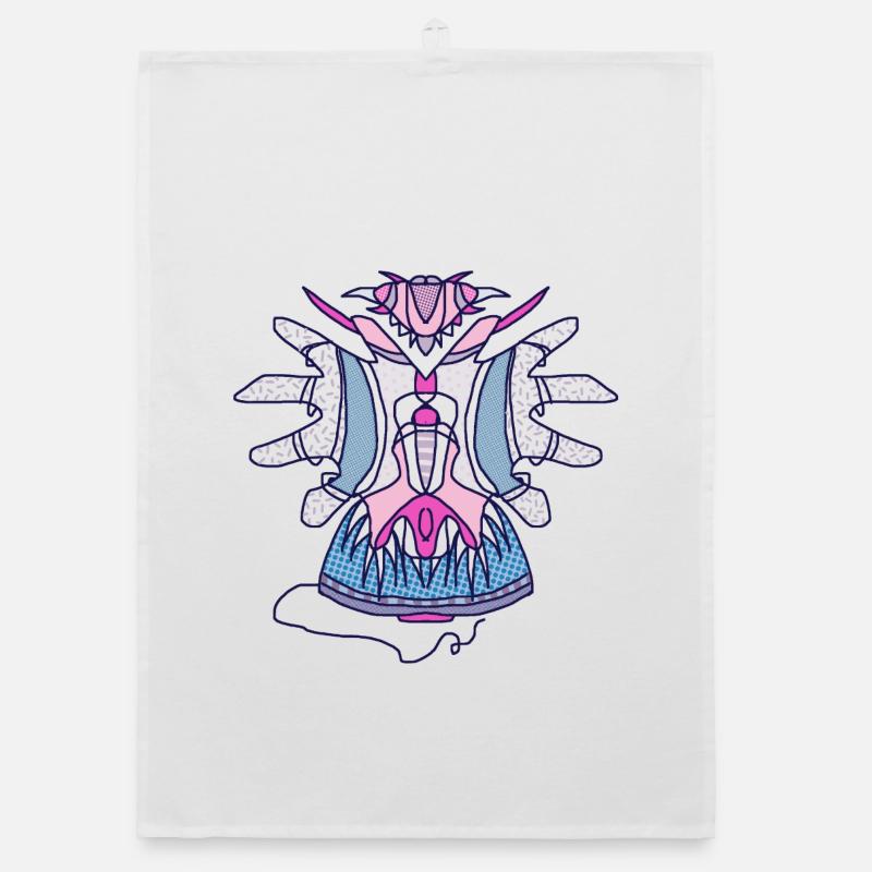 Tattoo "Strickliesel" Organic Geschirrtuch