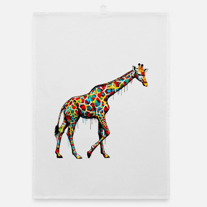 Giraffe Organic dish towel