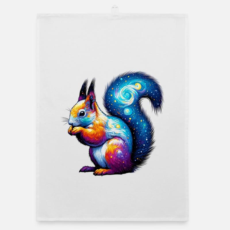 Squirrel Organic dish towel